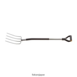 エルゴ D ハンドル スチール ガーデン フォーク (47 インチ) DZ0DJT130 Fiskars 道具