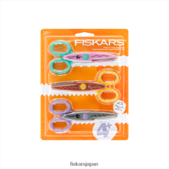 キッザーズ動物園の動物ペーパーエッジャー (3 パック) DZ0DJT8 Fiskars 道具