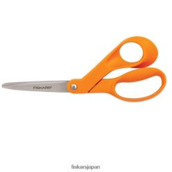 プチオリジナルオレンジ柄ハサミ（7インチ） DZ0DJT551 Fiskars 道具