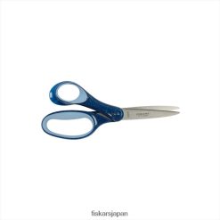 左利き用ソフトグリップ学生グリッターはさみ (7 インチ) ブルー DZ0DJT45 Fiskars 道具