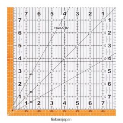 正方形のアクリル定規 (8.5 インチ x 8.5 インチ) DZ0DJT499 Fiskars 道具